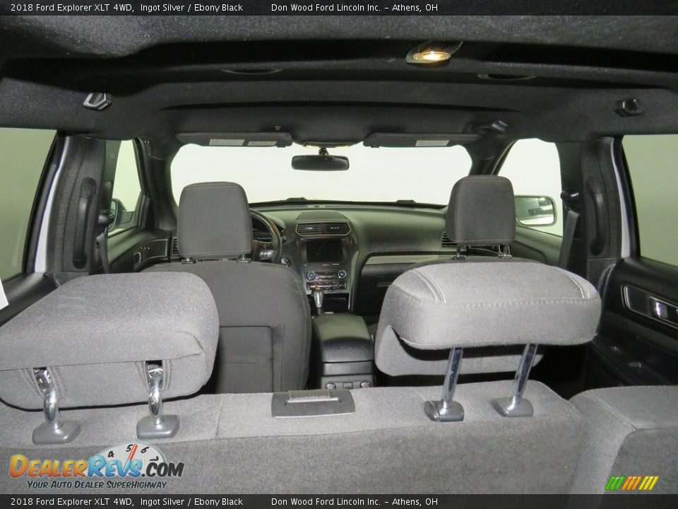 2018 Ford Explorer XLT 4WD Ingot Silver / Ebony Black Photo #14