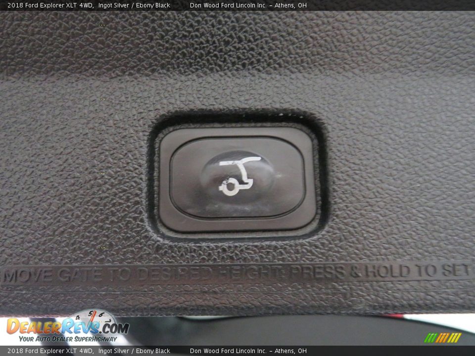 2018 Ford Explorer XLT 4WD Ingot Silver / Ebony Black Photo #15