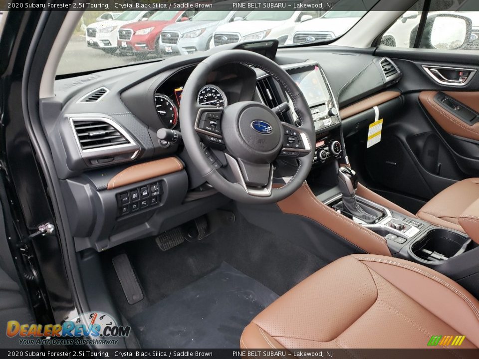 Saddle Brown Interior - 2020 Subaru Forester 2.5i Touring Photo #7