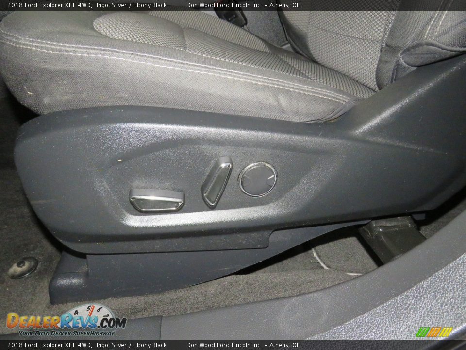 2018 Ford Explorer XLT 4WD Ingot Silver / Ebony Black Photo #19