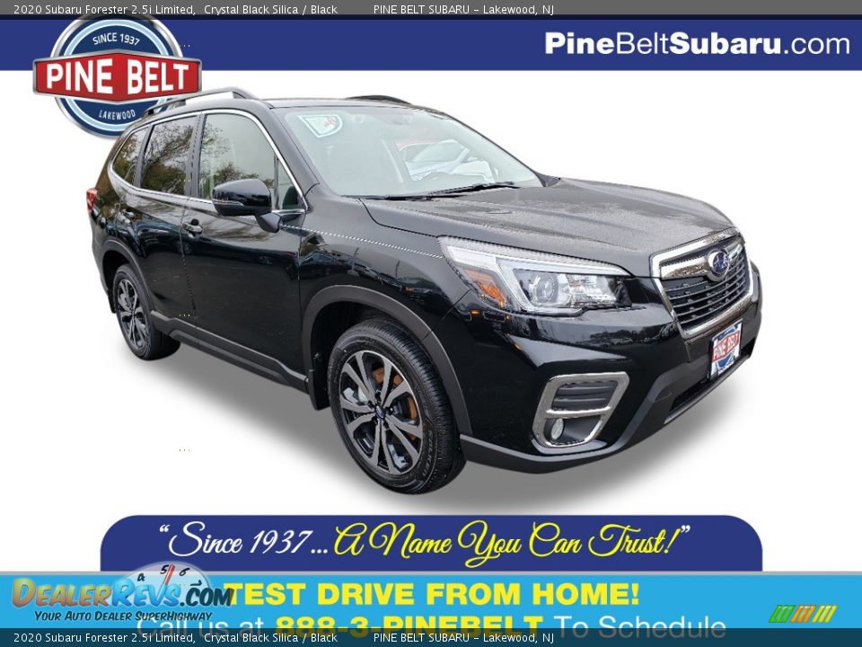 2020 Subaru Forester 2.5i Limited Crystal Black Silica / Black Photo #1