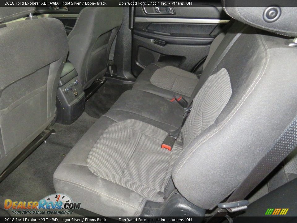 2018 Ford Explorer XLT 4WD Ingot Silver / Ebony Black Photo #23