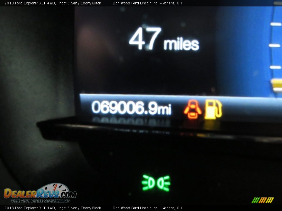 2018 Ford Explorer XLT 4WD Ingot Silver / Ebony Black Photo #31