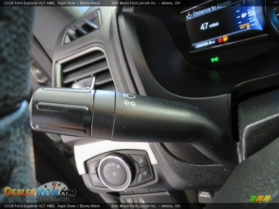 2018 Ford Explorer XLT 4WD Ingot Silver / Ebony Black Photo #32