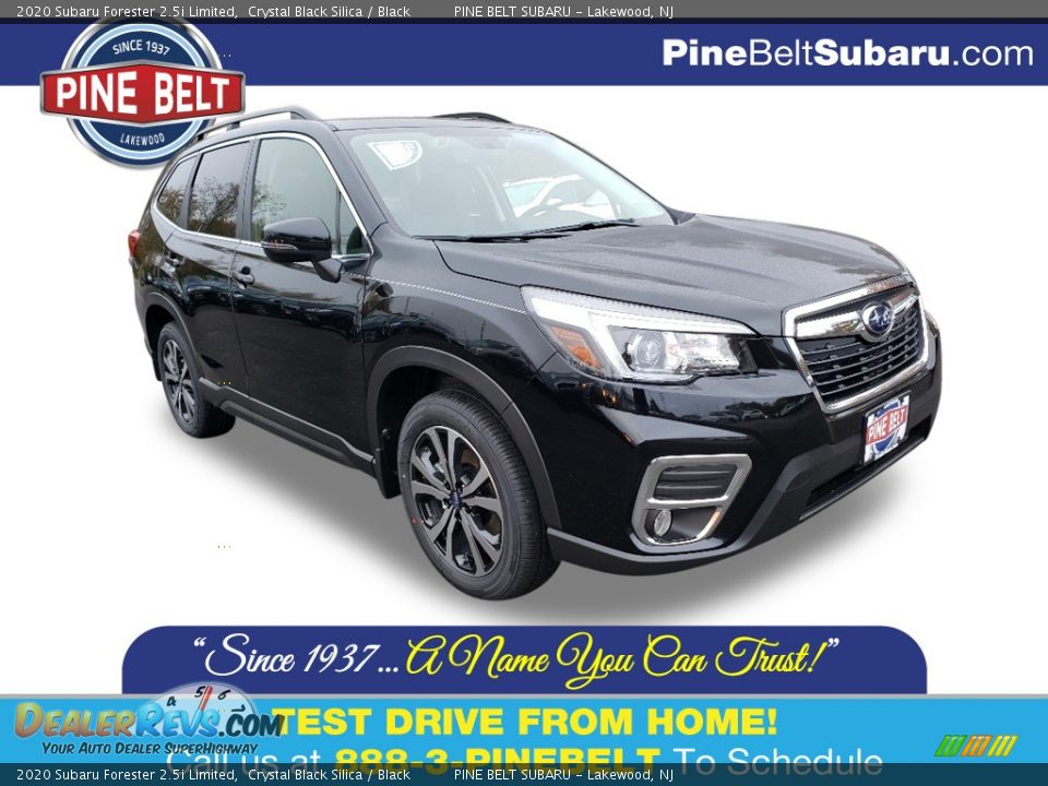 2020 Subaru Forester 2.5i Limited Crystal Black Silica / Black Photo #1