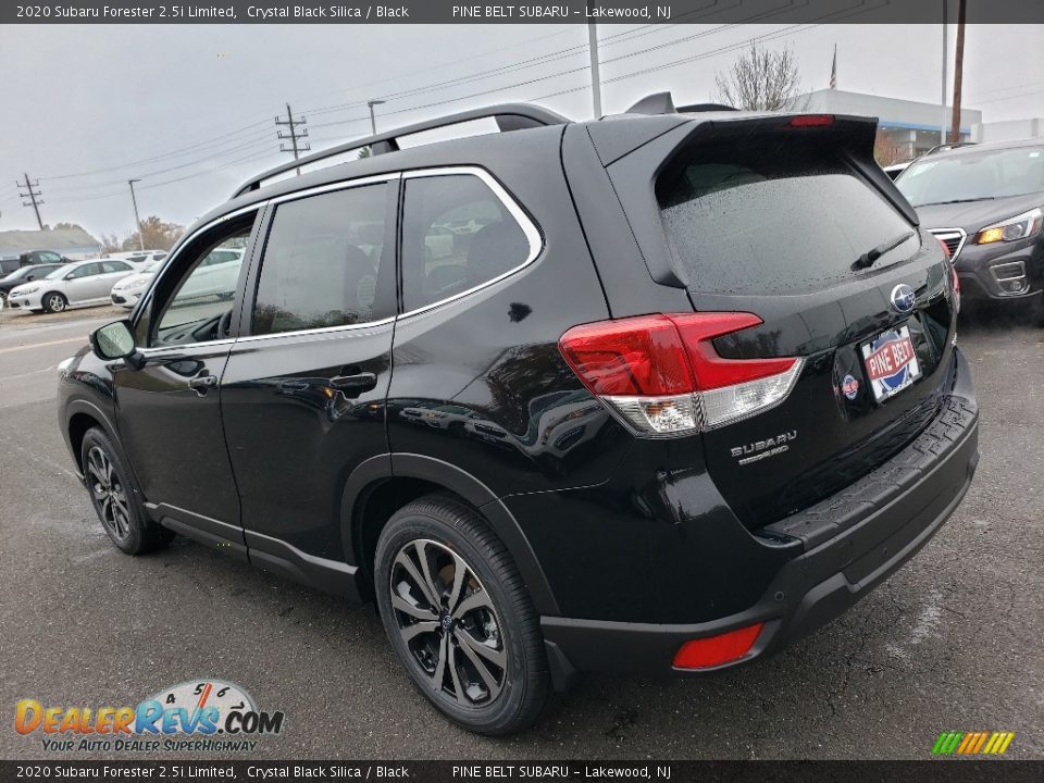 2020 Subaru Forester 2.5i Limited Crystal Black Silica / Black Photo #4