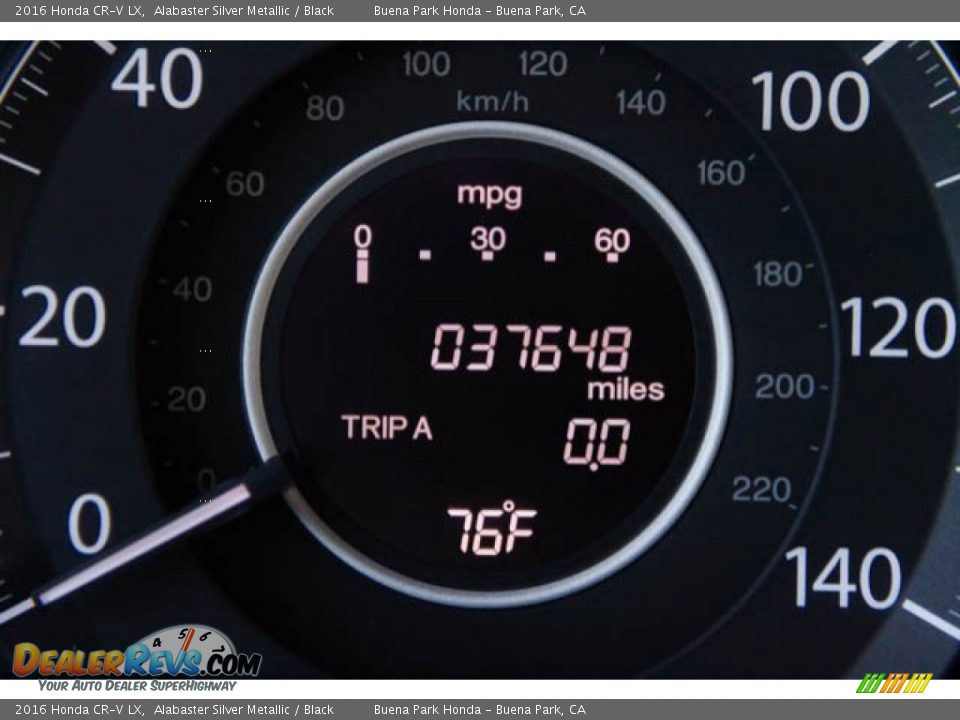 2016 Honda CR-V LX Alabaster Silver Metallic / Black Photo #6