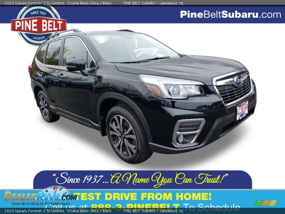 2020 Subaru Forester 2.5i Limited Crystal Black Silica / Black Photo #1