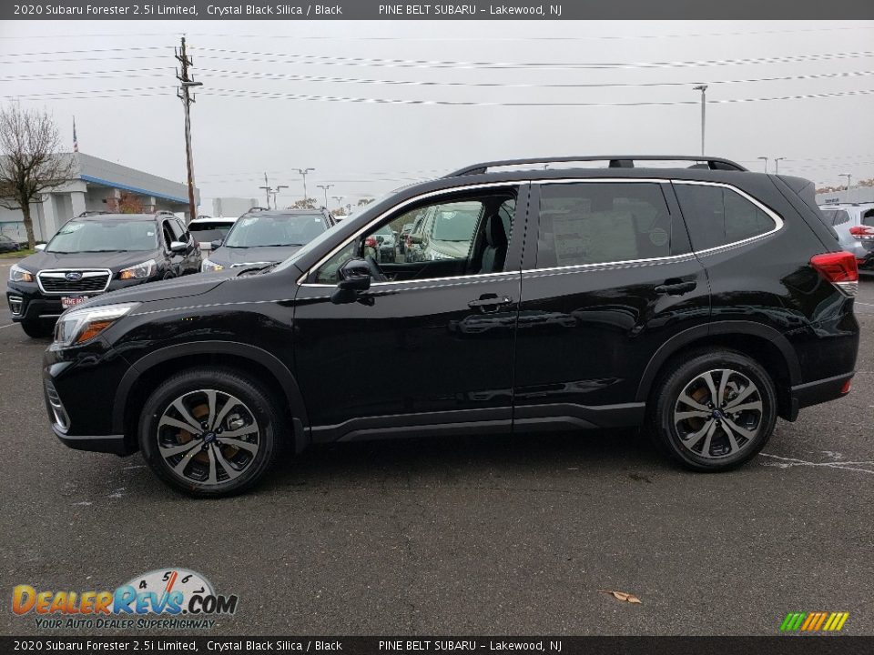 2020 Subaru Forester 2.5i Limited Crystal Black Silica / Black Photo #3