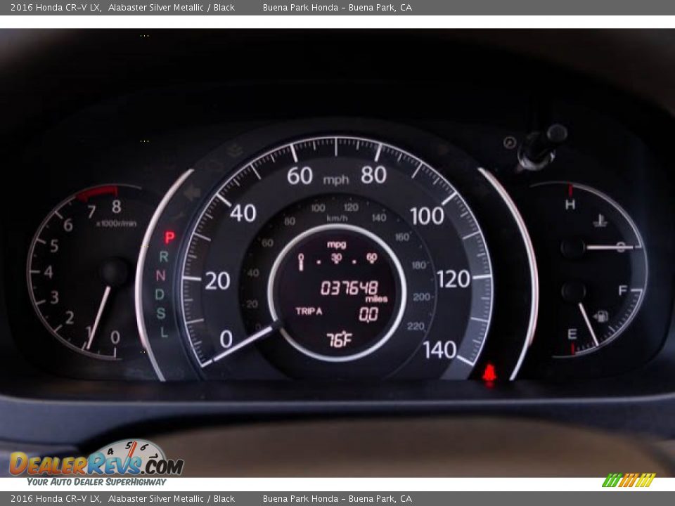 2016 Honda CR-V LX Alabaster Silver Metallic / Black Photo #22