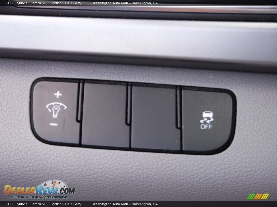 2017 Hyundai Elantra SE Electric Blue / Gray Photo #15