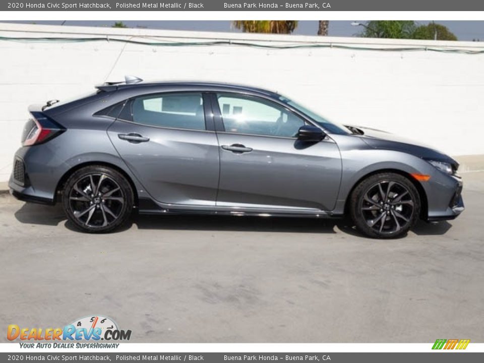 2020 Honda Civic Sport Hatchback Polished Metal Metallic / Black Photo #5