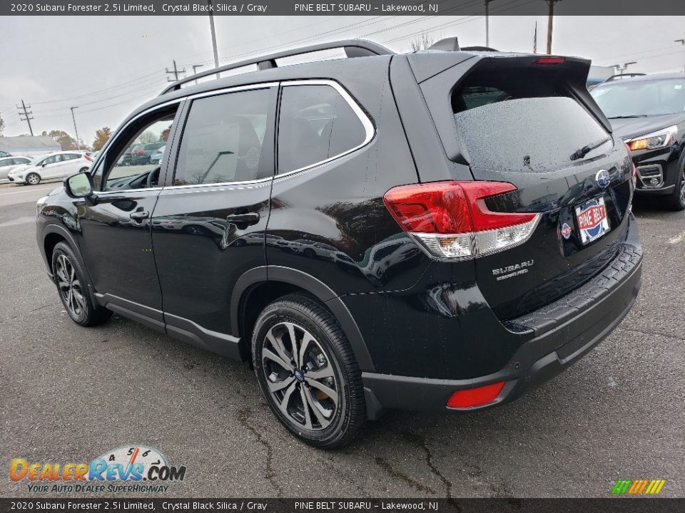 2020 Subaru Forester 2.5i Limited Crystal Black Silica / Gray Photo #4