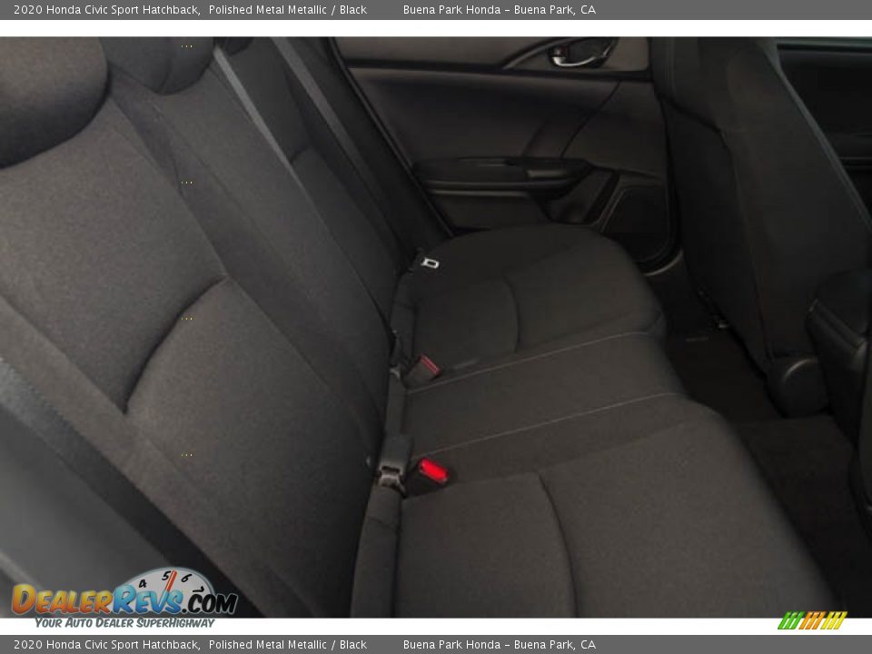 2020 Honda Civic Sport Hatchback Polished Metal Metallic / Black Photo #27