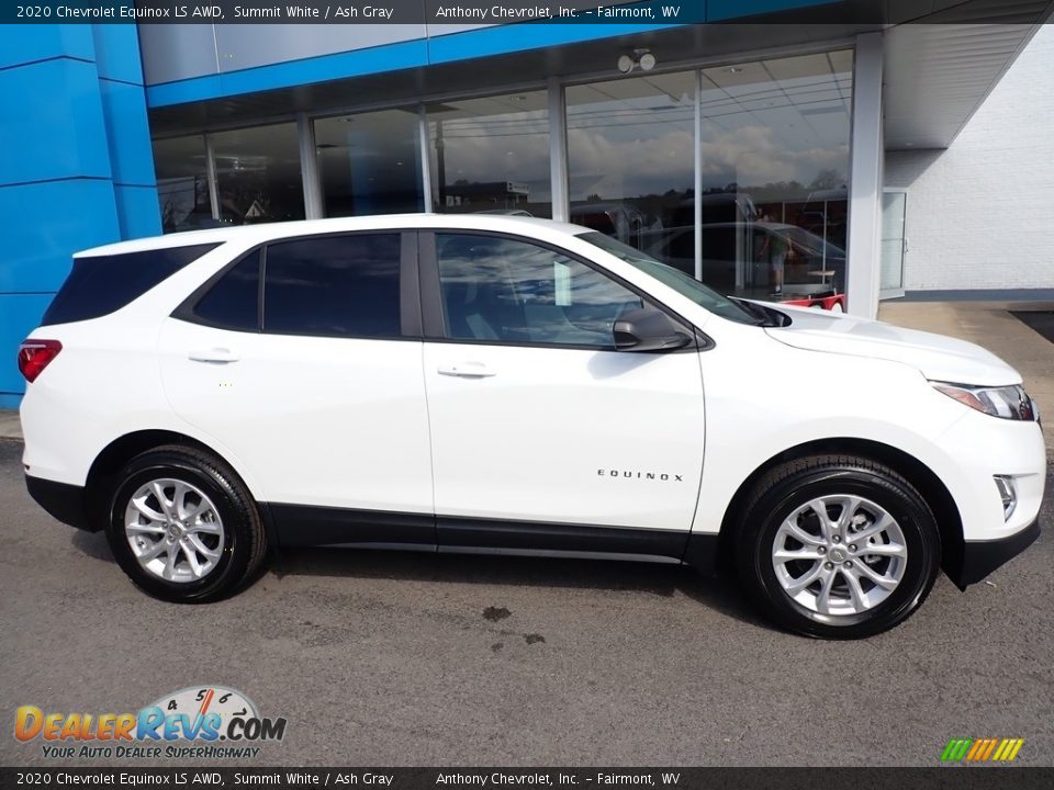 2020 Chevrolet Equinox LS AWD Summit White / Ash Gray Photo #3