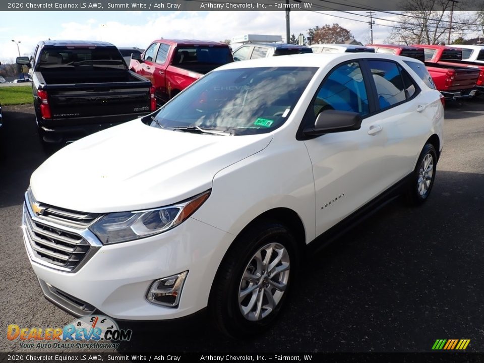 2020 Chevrolet Equinox LS AWD Summit White / Ash Gray Photo #8
