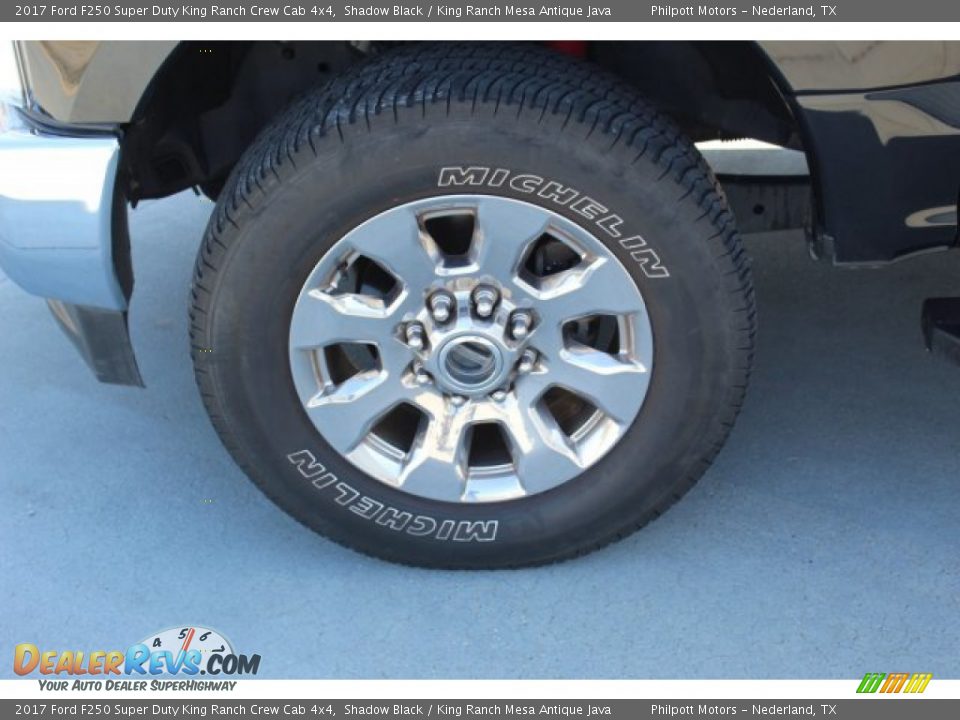 2017 Ford F250 Super Duty King Ranch Crew Cab 4x4 Shadow Black / King Ranch Mesa Antique Java Photo #5