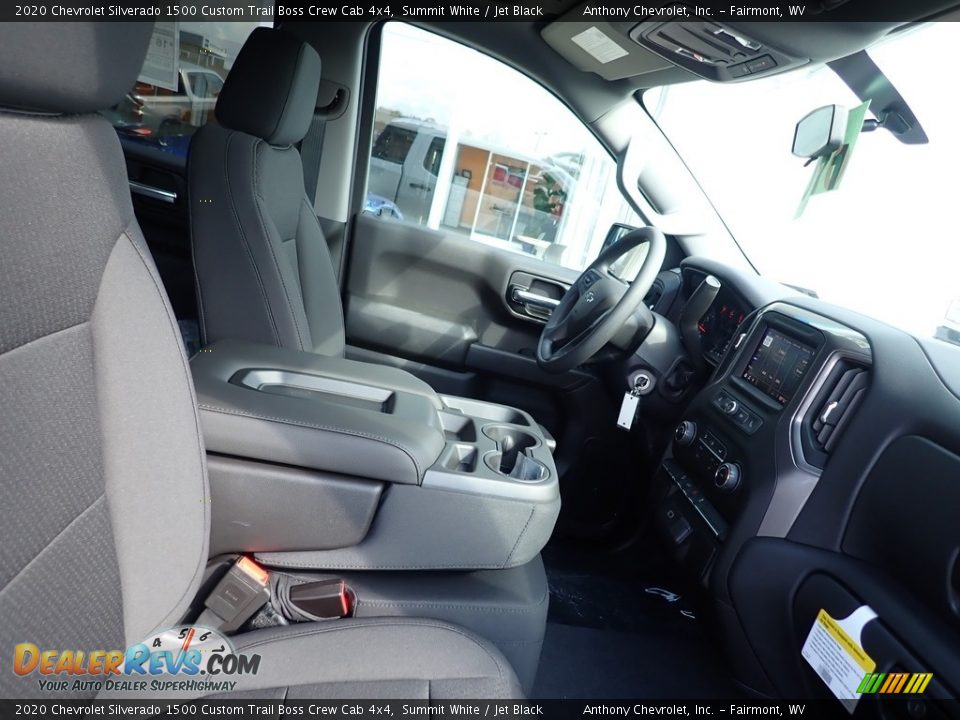 2020 Chevrolet Silverado 1500 Custom Trail Boss Crew Cab 4x4 Summit White / Jet Black Photo #3