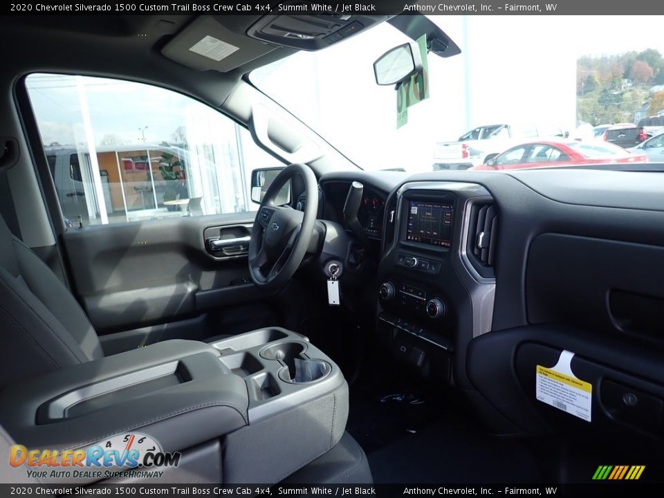 2020 Chevrolet Silverado 1500 Custom Trail Boss Crew Cab 4x4 Summit White / Jet Black Photo #4