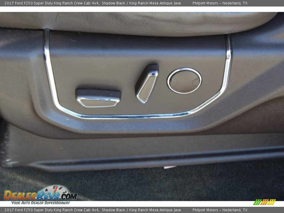 2017 Ford F250 Super Duty King Ranch Crew Cab 4x4 Shadow Black / King Ranch Mesa Antique Java Photo #12