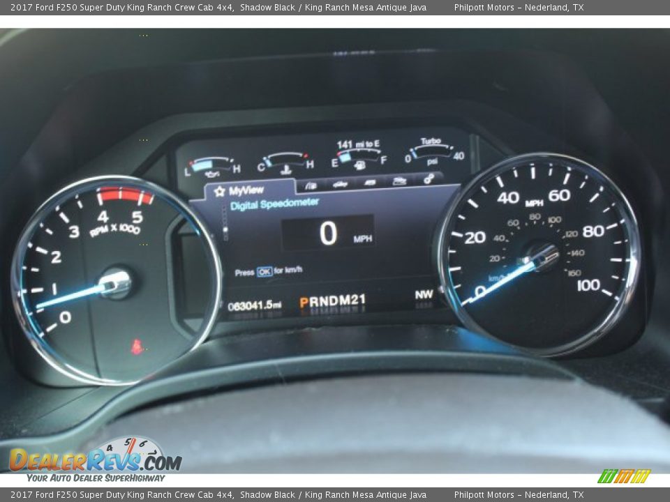 2017 Ford F250 Super Duty King Ranch Crew Cab 4x4 Shadow Black / King Ranch Mesa Antique Java Photo #15