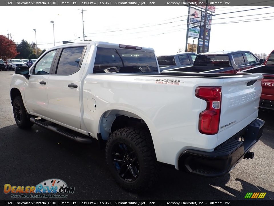2020 Chevrolet Silverado 1500 Custom Trail Boss Crew Cab 4x4 Summit White / Jet Black Photo #9