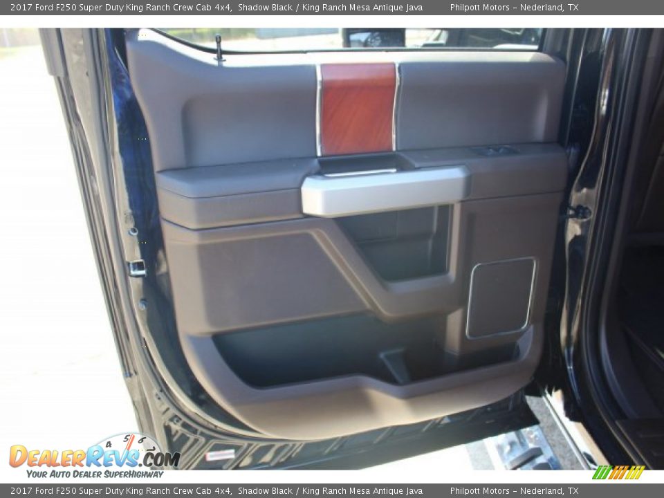 2017 Ford F250 Super Duty King Ranch Crew Cab 4x4 Shadow Black / King Ranch Mesa Antique Java Photo #20