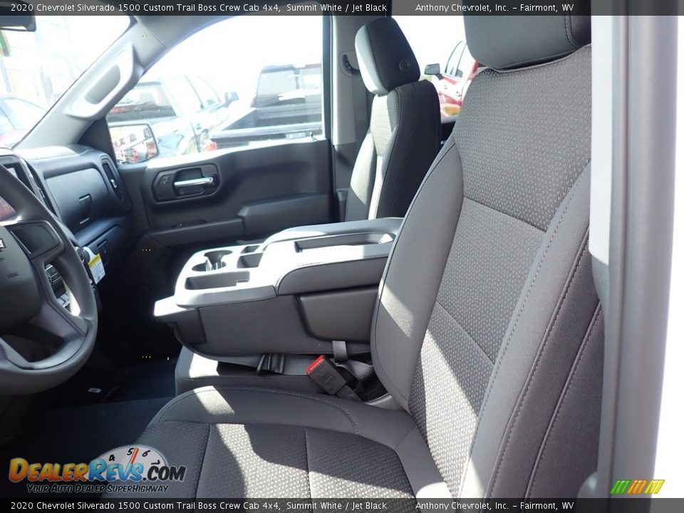 2020 Chevrolet Silverado 1500 Custom Trail Boss Crew Cab 4x4 Summit White / Jet Black Photo #12