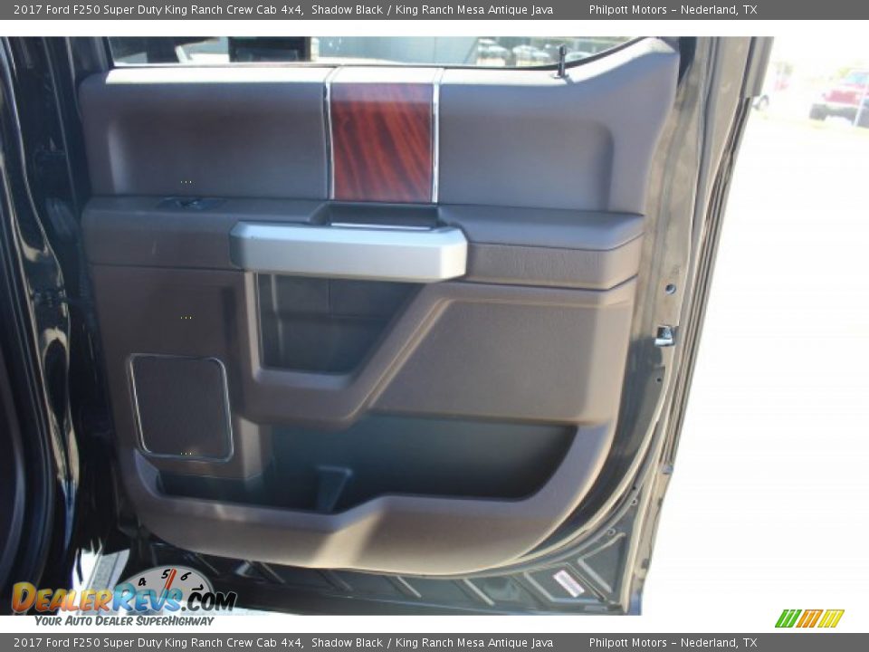 2017 Ford F250 Super Duty King Ranch Crew Cab 4x4 Shadow Black / King Ranch Mesa Antique Java Photo #25