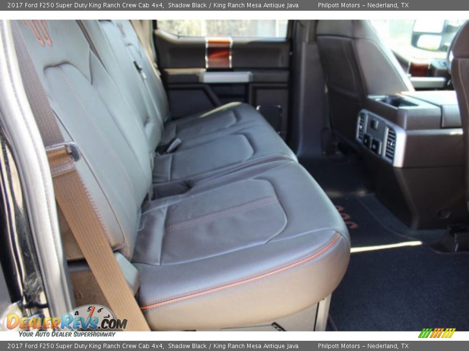 2017 Ford F250 Super Duty King Ranch Crew Cab 4x4 Shadow Black / King Ranch Mesa Antique Java Photo #26