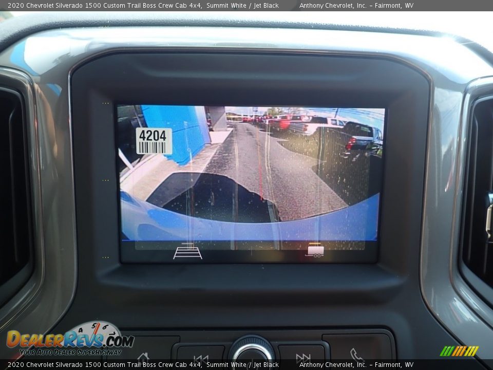 2020 Chevrolet Silverado 1500 Custom Trail Boss Crew Cab 4x4 Summit White / Jet Black Photo #16
