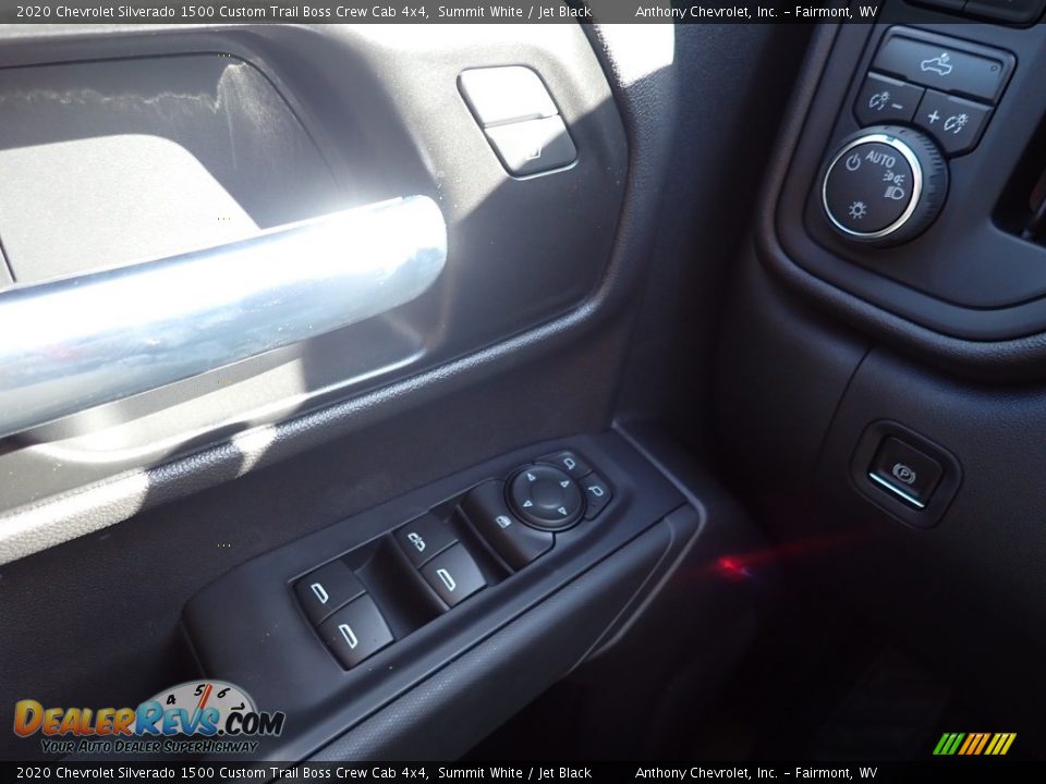 2020 Chevrolet Silverado 1500 Custom Trail Boss Crew Cab 4x4 Summit White / Jet Black Photo #19