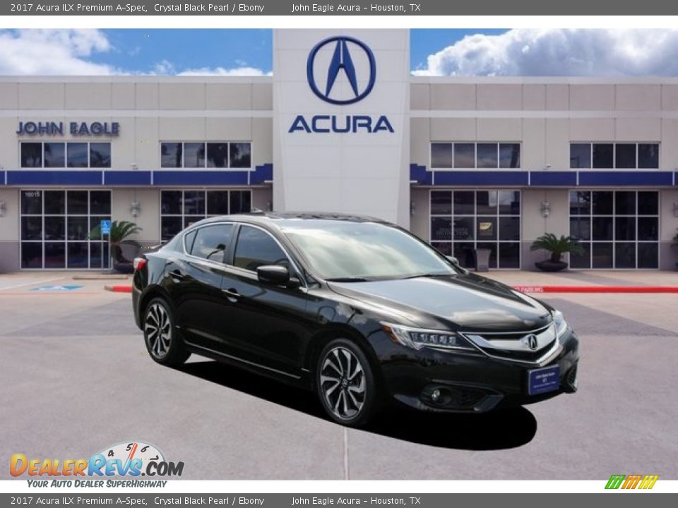 2017 Acura ILX Premium A-Spec Crystal Black Pearl / Ebony Photo #1