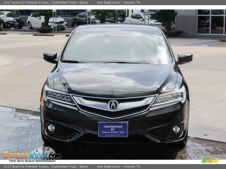 2017 Acura ILX Premium A-Spec Crystal Black Pearl / Ebony Photo #2