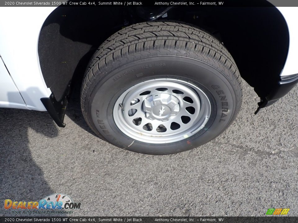 2020 Chevrolet Silverado 1500 WT Crew Cab 4x4 Summit White / Jet Black Photo #2