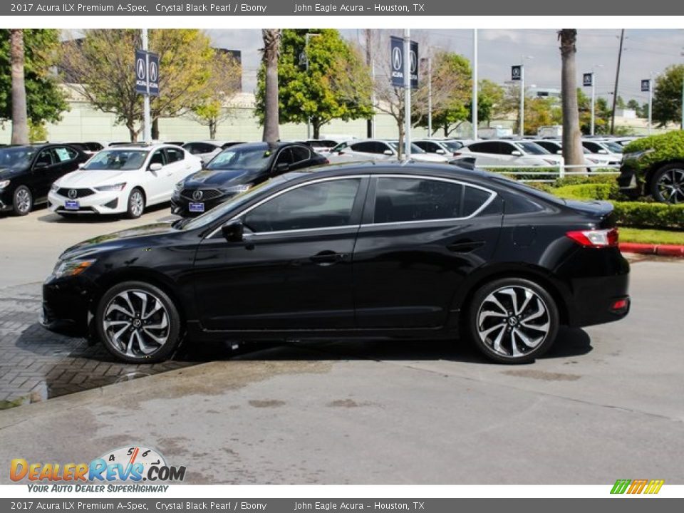 2017 Acura ILX Premium A-Spec Crystal Black Pearl / Ebony Photo #4