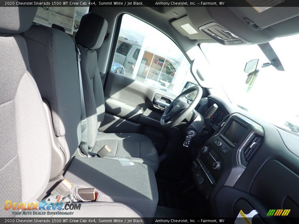 2020 Chevrolet Silverado 1500 WT Crew Cab 4x4 Summit White / Jet Black Photo #3