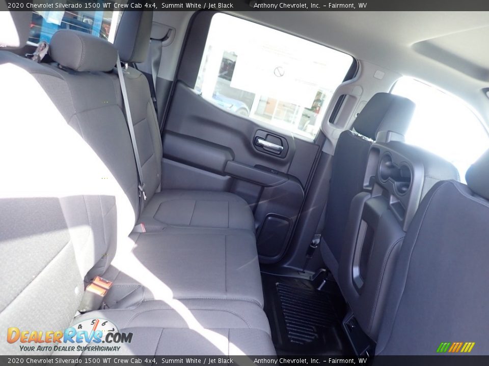 2020 Chevrolet Silverado 1500 WT Crew Cab 4x4 Summit White / Jet Black Photo #5