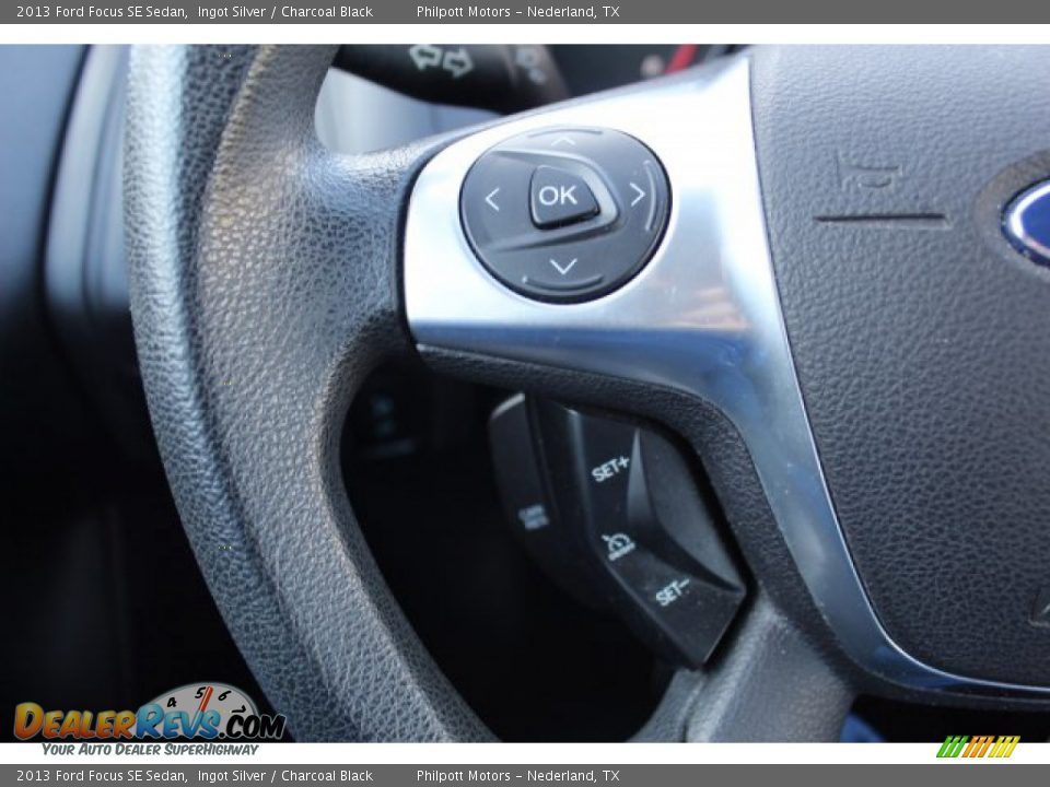 2013 Ford Focus SE Sedan Ingot Silver / Charcoal Black Photo #13