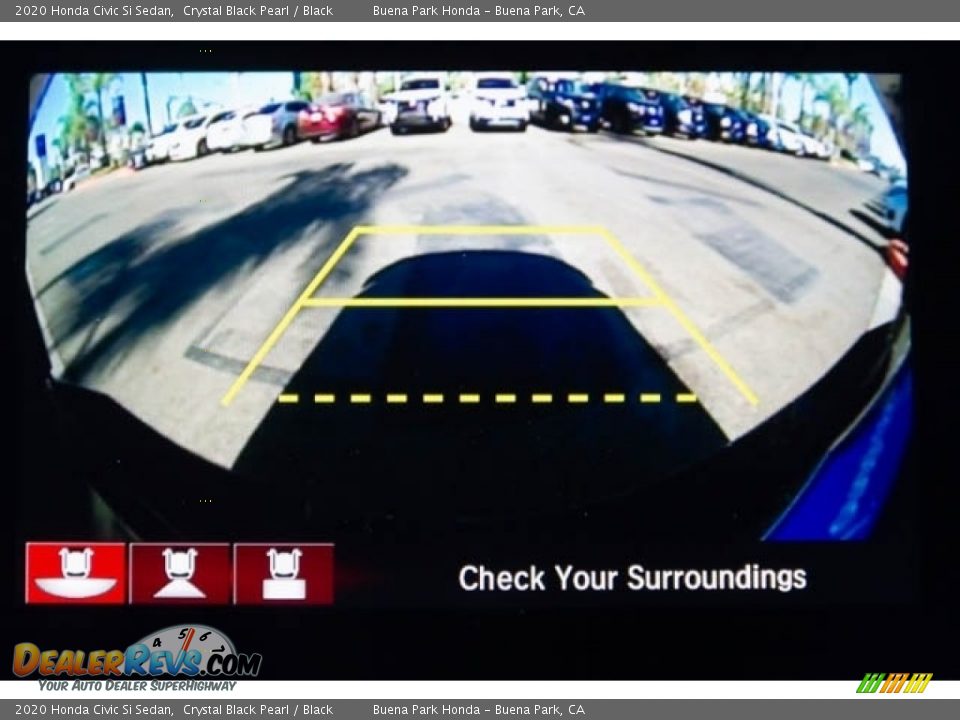 2020 Honda Civic Si Sedan Crystal Black Pearl / Black Photo #14