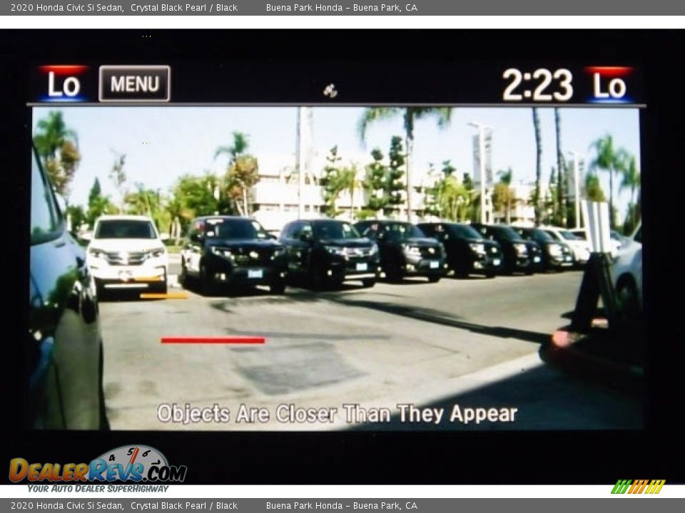 2020 Honda Civic Si Sedan Crystal Black Pearl / Black Photo #15