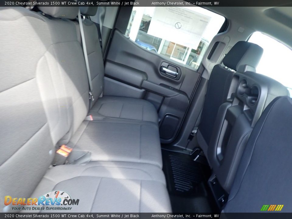 2020 Chevrolet Silverado 1500 WT Crew Cab 4x4 Summit White / Jet Black Photo #14