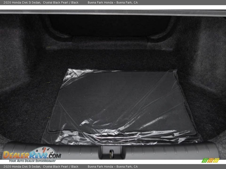 2020 Honda Civic Si Sedan Crystal Black Pearl / Black Photo #27