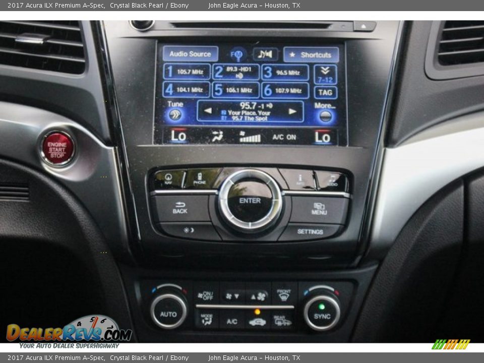 2017 Acura ILX Premium A-Spec Crystal Black Pearl / Ebony Photo #28