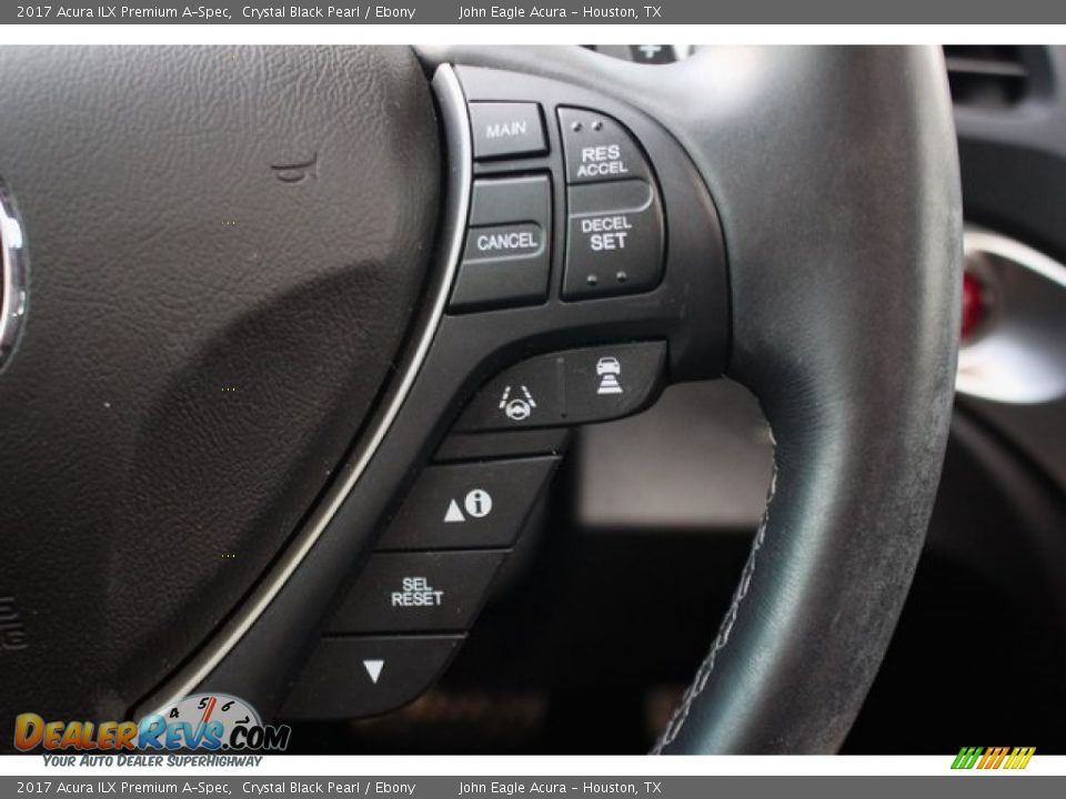 2017 Acura ILX Premium A-Spec Crystal Black Pearl / Ebony Photo #33