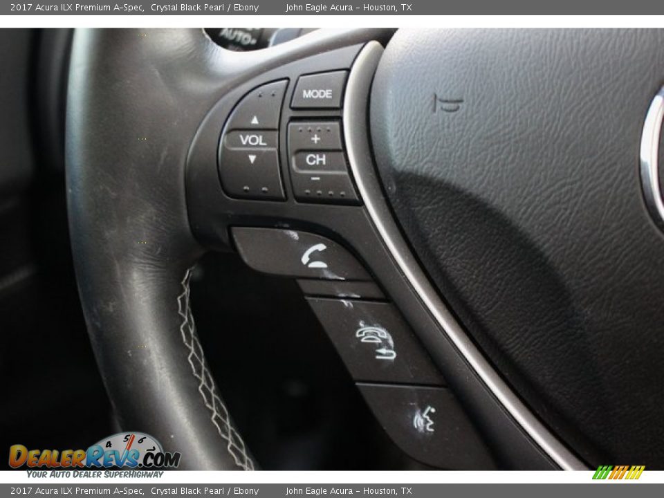 2017 Acura ILX Premium A-Spec Crystal Black Pearl / Ebony Photo #34