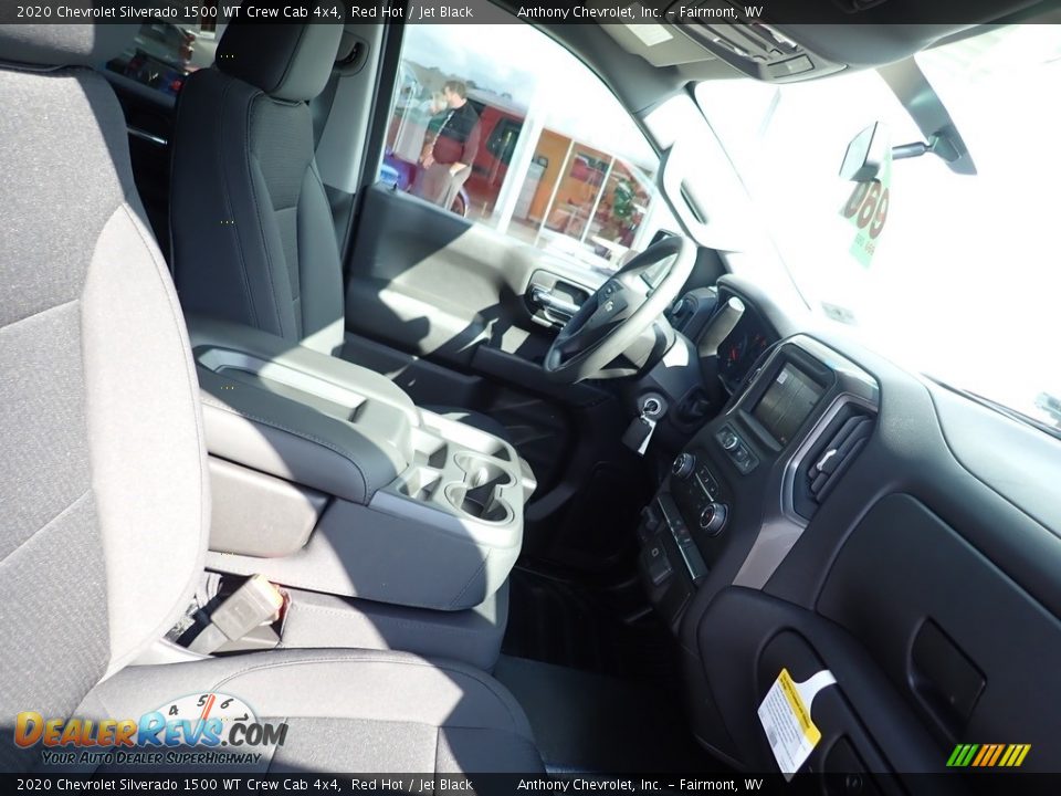 2020 Chevrolet Silverado 1500 WT Crew Cab 4x4 Red Hot / Jet Black Photo #3