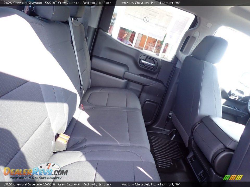 2020 Chevrolet Silverado 1500 WT Crew Cab 4x4 Red Hot / Jet Black Photo #5