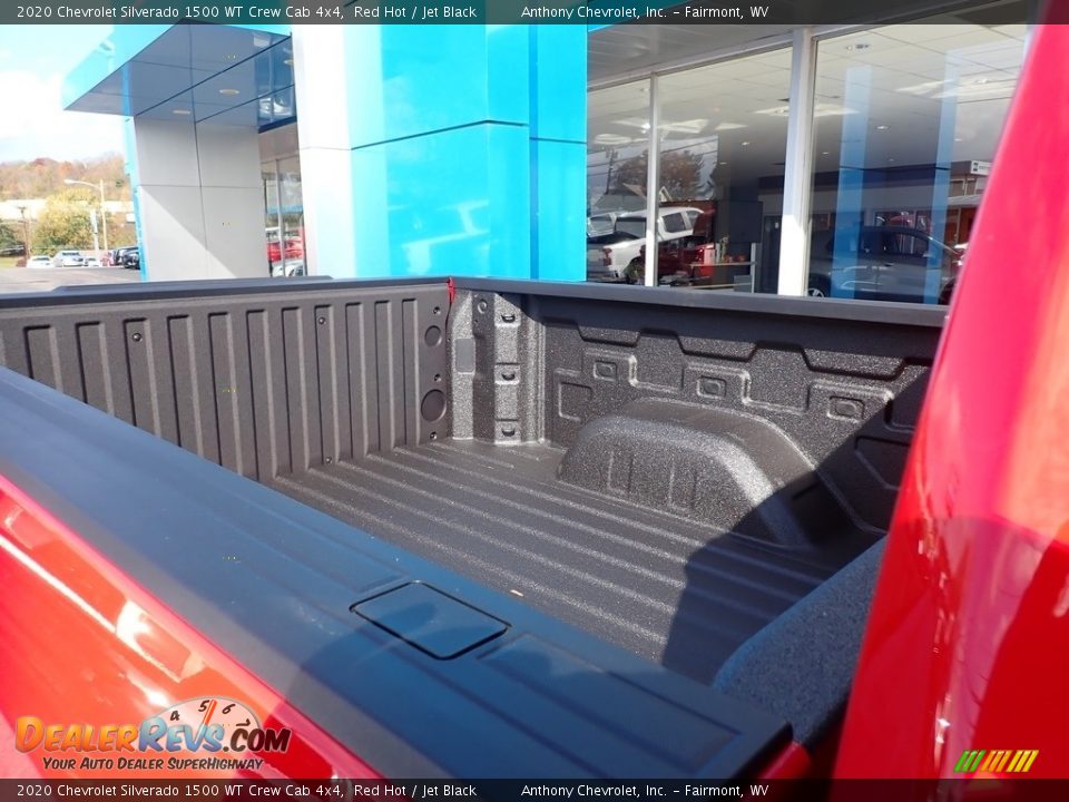 2020 Chevrolet Silverado 1500 WT Crew Cab 4x4 Red Hot / Jet Black Photo #6