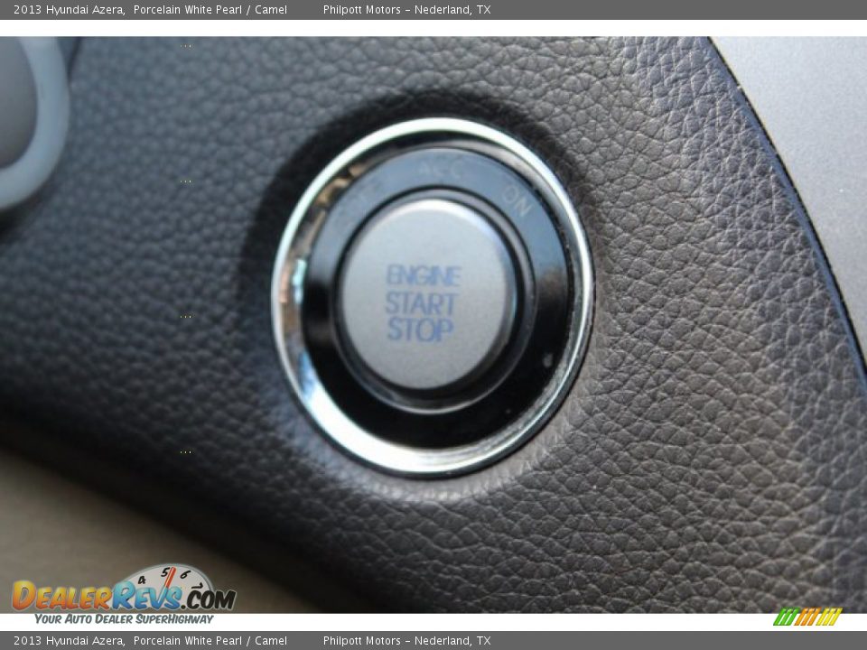 2013 Hyundai Azera Porcelain White Pearl / Camel Photo #19